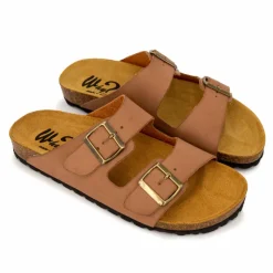 New Mules cuir toile légère double bride Homme Homme Tongs, Mules, Sandales