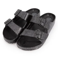 Discount Mules en plastique glitter à enfiler Femme Femme Tongs, Mules