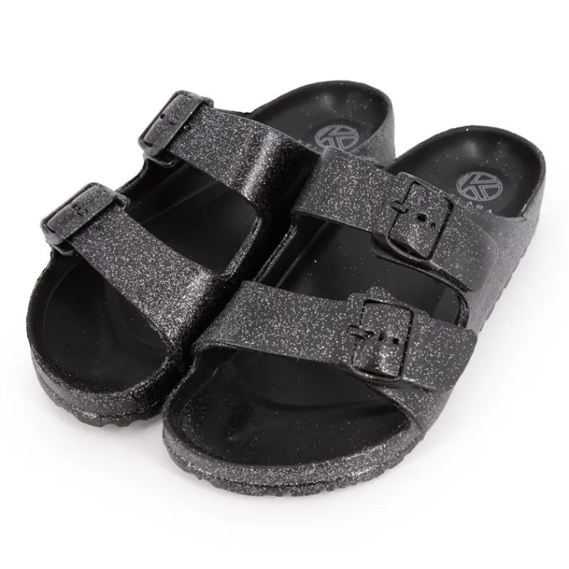 Discount Mules en plastique glitter à enfiler Femme Femme Tongs, Mules