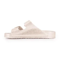 New Mules en plastique glitter à enfiler Femme Femme Tongs, Mules