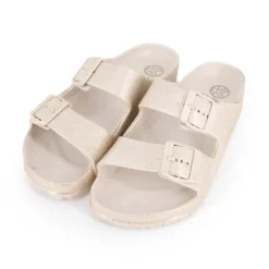 New Mules en plastique glitter à enfiler Femme Femme Tongs, Mules