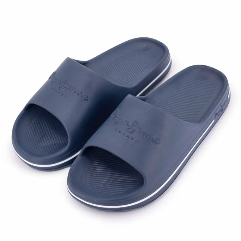 Clearance Mules factory uni avec logo Homme Homme Tongs, Mules, Sandales