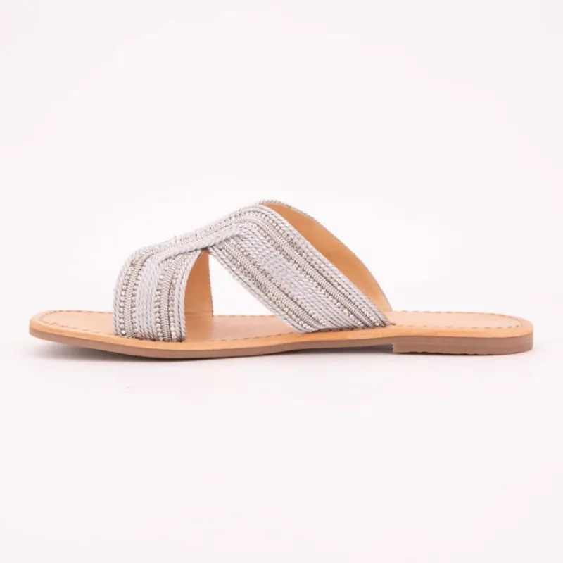 Discount Mules habana avec strass Femme Femme Tongs, Mules