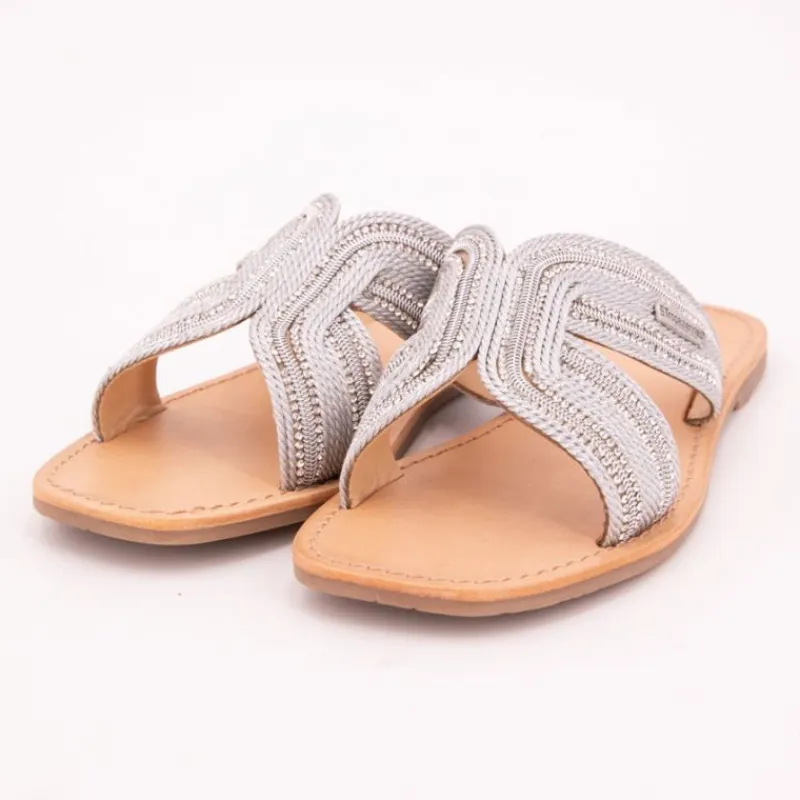 Discount Mules habana avec strass Femme Femme Tongs, Mules