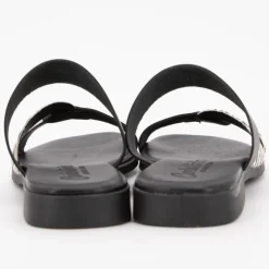 Clearance Mules e avec imprimé zèbre Femme Femme Tongs, Mules