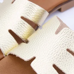 Outlet Mules plates à bride satinée Femme Femme Tongs, Mules