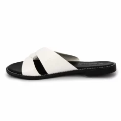 Discount Mules plates à brides croisées Femme Femme Tongs, Mules