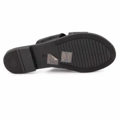 Hot Mules plates à brides croisées Femme Femme Tongs, Mules