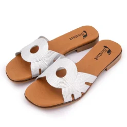 Mules plates é Femme Femme Tongs, Mules