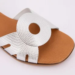 Mules plates é Femme Femme Tongs, Mules