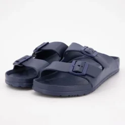 Hot Mules plates basses avec double brides Homme Homme Tongs, Mules, Sandales