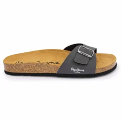 Outlet Mules plates uni logo Homme Homme Tongs, Mules, Sandales