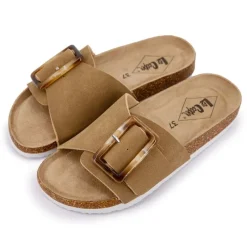 Sale Mules Siria avec boucle ajustable Femme Femme Tongs, Mules