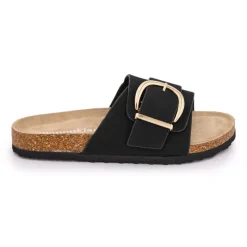 Sale Mules une bride à boucle Femme Femme Tongs, Mules