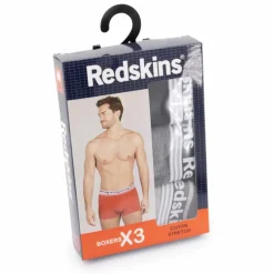 Online Pack de 3 boxers 3 couleurs coton doux stretch orion Homme Homme Boxer, Caleçon
