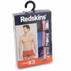 Discount Pack de 3 boxers 3 couleurs coton doux stretch orion Homme Homme Boxer, Caleçon