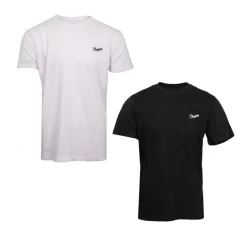 Clearance Pack de 2 tee shirts underwear en coton uni Homme Homme Tee Shirt