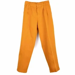 Sale Pantalon à pinces en toile Femme Femme Pantalon