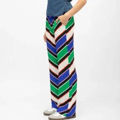 Pantalon à rayures léger polette Femme Femme Pantalon