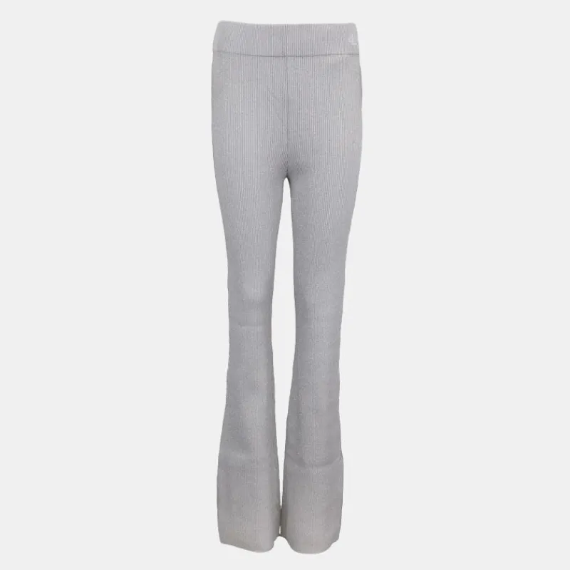 Clearance Pantalon ajusté en maille é Femme Femme Pantalon