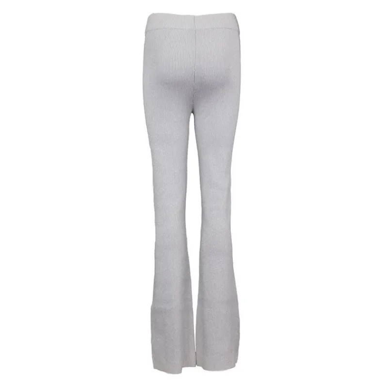 Clearance Pantalon ajusté en maille é Femme Femme Pantalon