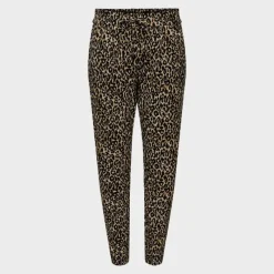 Pantalon ajusté tadia imprimé léopard Femme Femme Pantalon