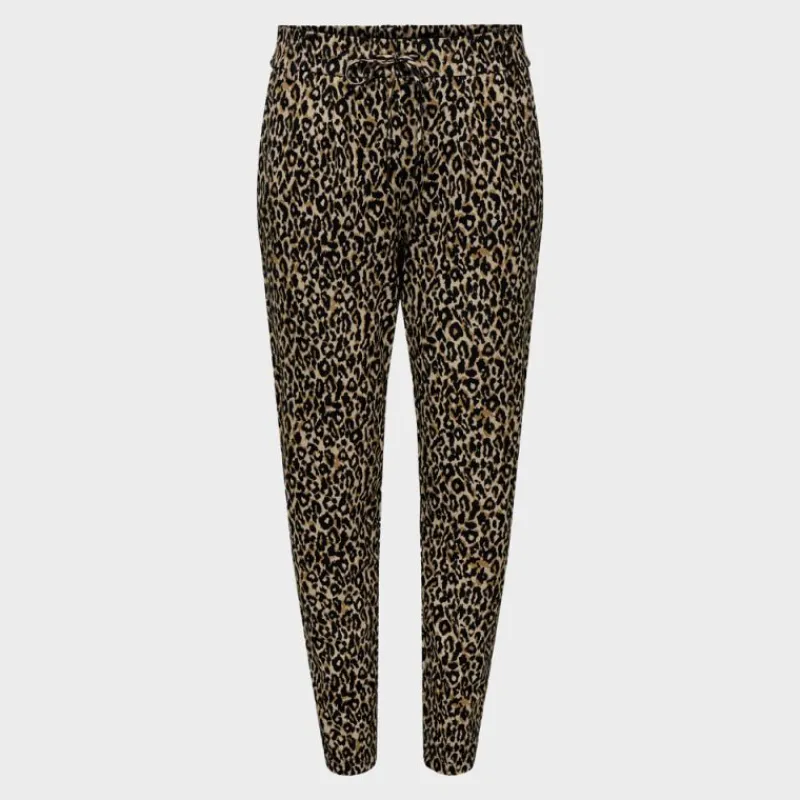 Pantalon ajusté tadia imprimé léopard Femme Femme Pantalon