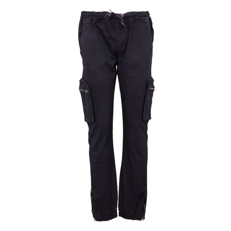 New Pantalon avec poches zippées coupe cargo Homme Homme Pantalon