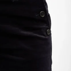 Hot Pantalon bleu marine maena velours Femme Femme Pantalon