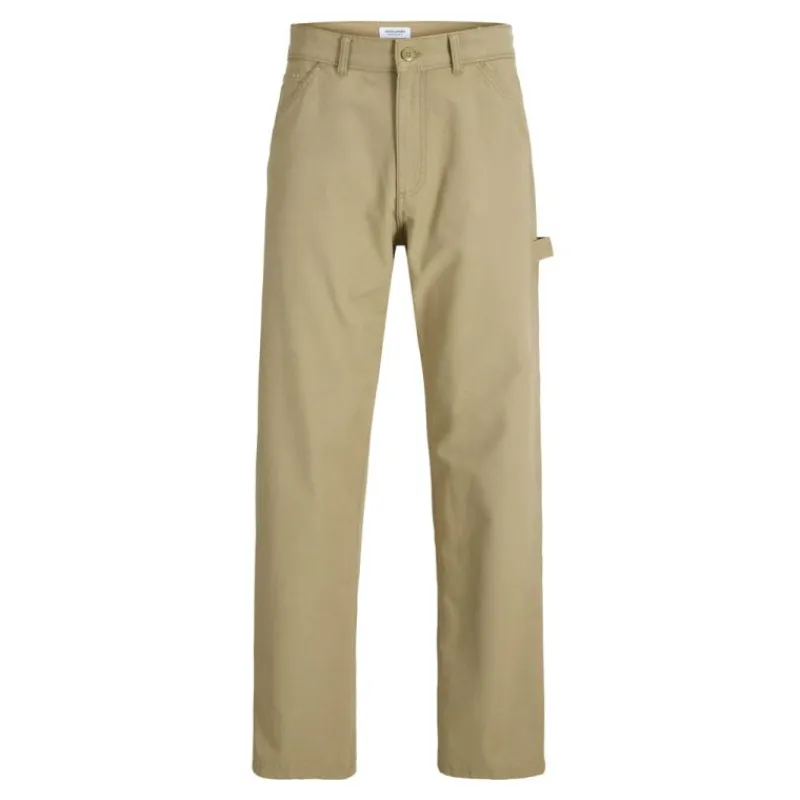 Clearance Pantalon cargo kaki eddie baggy fit coton Homme Homme Pantalon