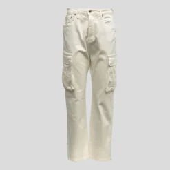 Hot Pantalon cargo regular avec poches Femme Femme Pantalon