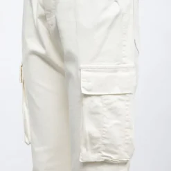 Hot Pantalon cargo regular avec poches Femme Femme Pantalon