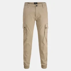 Clearance Pantalon cargo tapered coton avec poches Homme Homme Pantalon