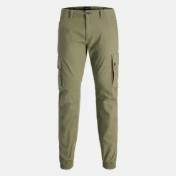 Outlet Pantalon cargo tapered coton avec poches Homme Homme Pantalon