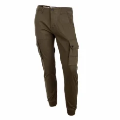 Online Pantalon cargo uni coton stretch Homme Homme Pantalon