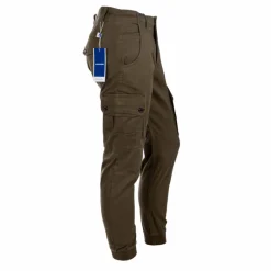 Online Pantalon cargo uni coton stretch Homme Homme Pantalon