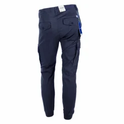 Outlet Pantalon cargo uni coton stretch Homme Homme Pantalon