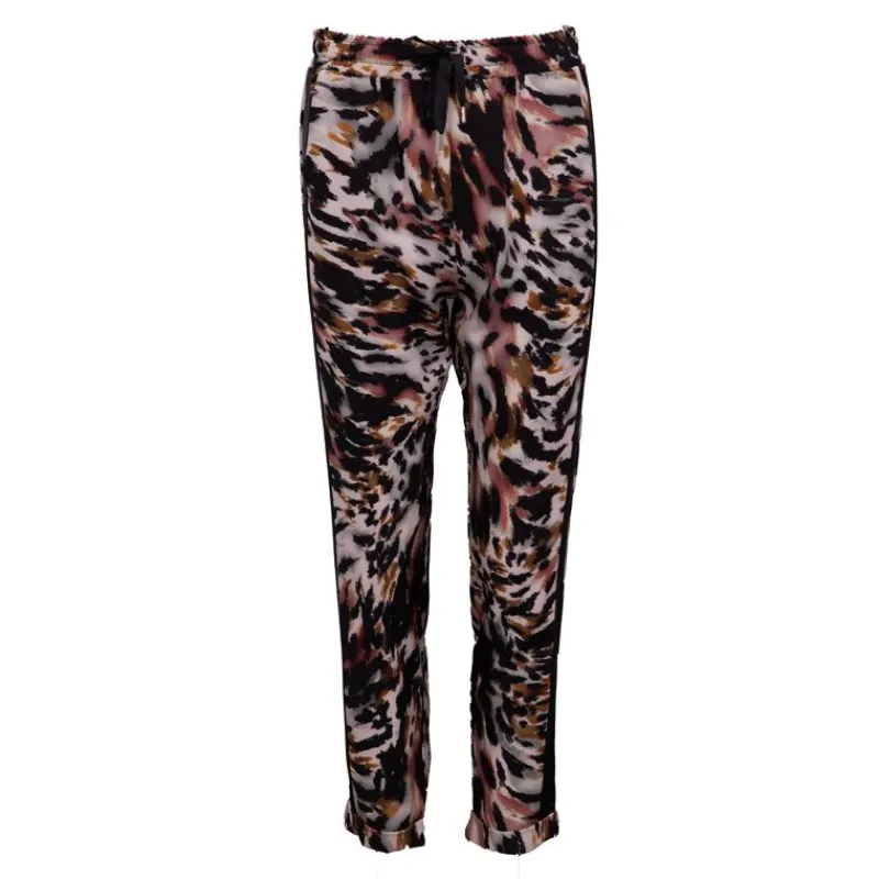 Online Pantalon carotte imprimé avec bandes es Femme Femme Pantalon