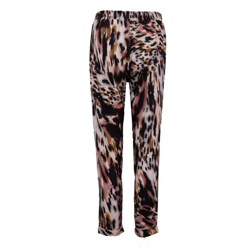 Online Pantalon carotte imprimé avec bandes es Femme Femme Pantalon