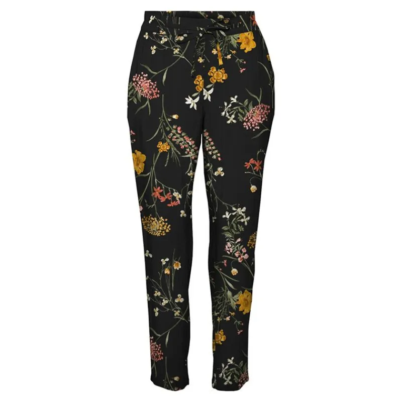 Best Pantalon carotte imprimé à fleurs colorées Femme Femme Pantalon