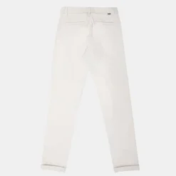 New Pantalon chino taille basse avec ourlets Homme Homme Pantalon