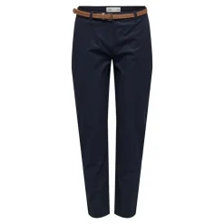 Outlet Pantalon chino ceinture tressée Femme Femme Pantalon