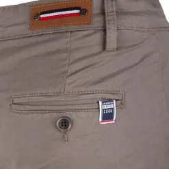 New Pantalon chino coton stretch revers fermeture éclair tenali Homme Homme Pantalon