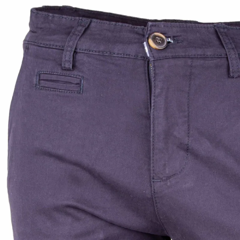 New Pantalon chino coton stretch revers fermeture éclair tenali Homme Homme Pantalon