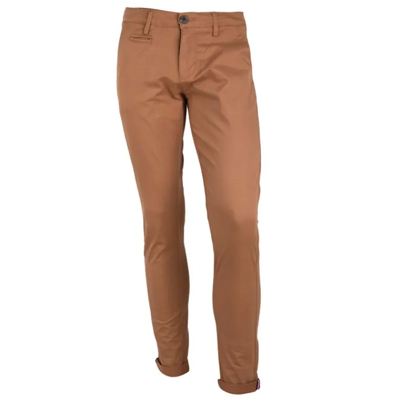New Pantalon chino coton stretch revers fermeture éclair tenali Homme Homme Pantalon