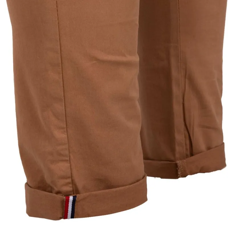 New Pantalon chino coton stretch revers fermeture éclair tenali Homme Homme Pantalon