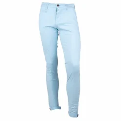 Clearance Pantalon chino coton stretch revers fermeture éclair tenali Homme Homme Pantalon