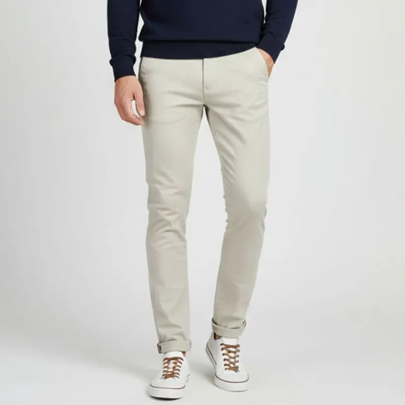 Sale Pantalon chino imprimé coton stretch tamar Homme Homme Pantalon