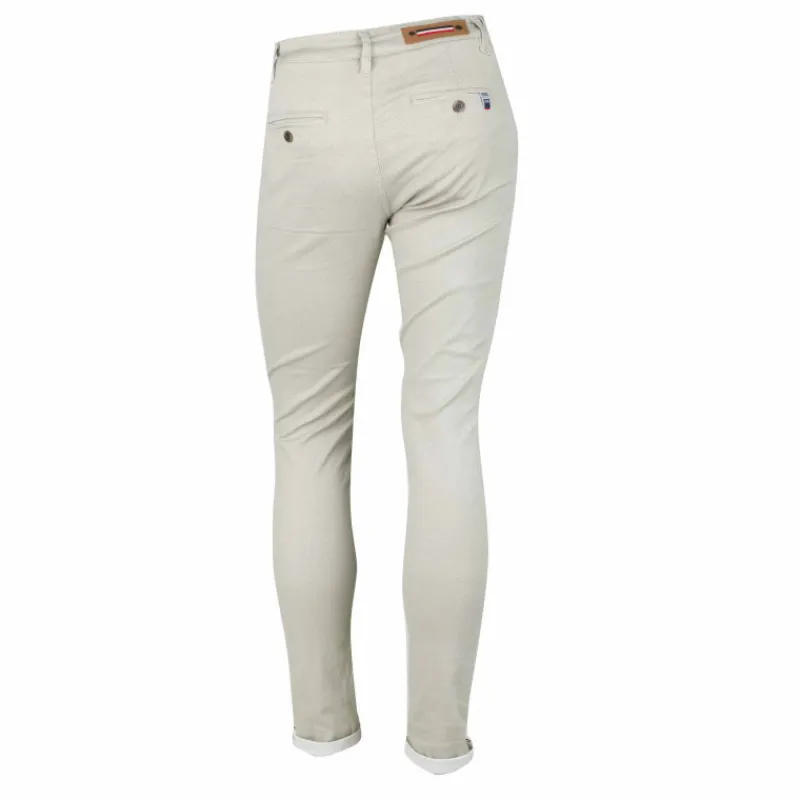 Sale Pantalon chino imprimé coton stretch tamar Homme Homme Pantalon