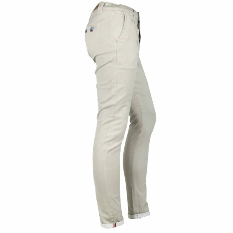 Sale Pantalon chino imprimé coton stretch tamar Homme Homme Pantalon
